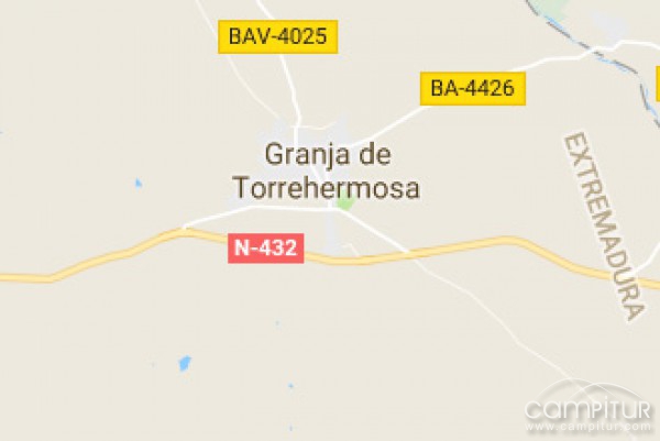 Atropellado un peatón en la N-432 en Granja de Torrehermosa 
