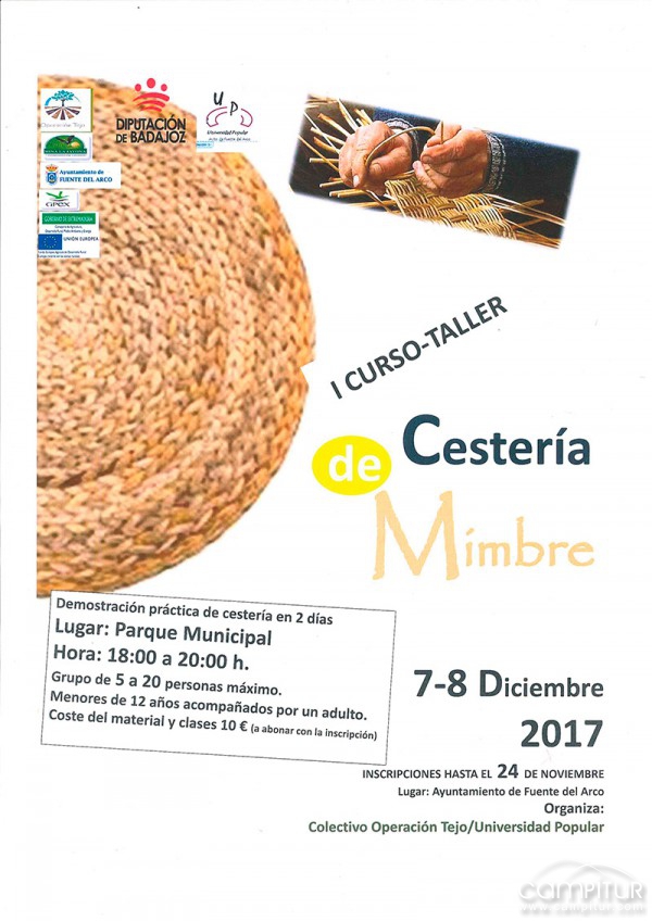 Curso Taller Cestería de Mimbre en Fuente del Arco 