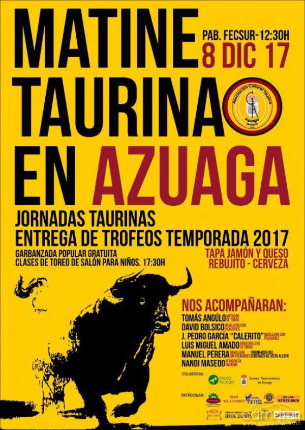 Matiné Taurina en Azuaga 
