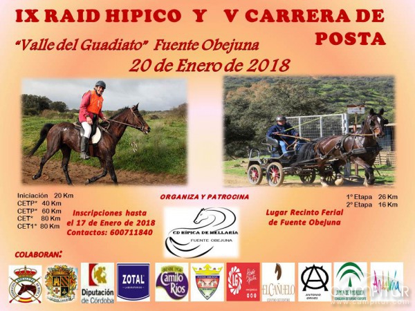 IX Raid Hípico y V Carrera de Posta en Fuente Obejuna 