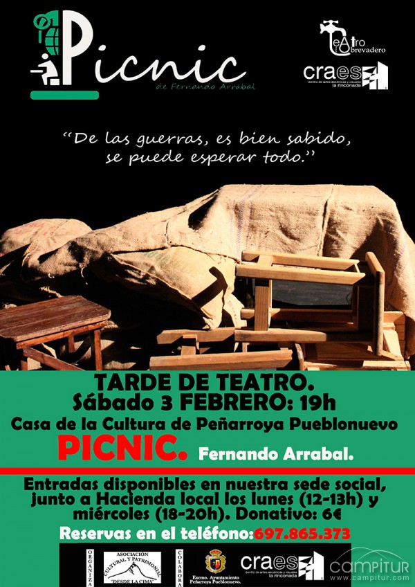  “Picnic” de Fernando Arrabal en Peñarroya-Pueblonuevo 
