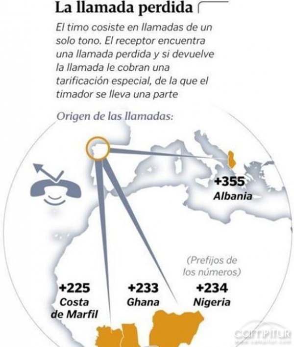 El timo de “la llamada perdida” continúa en Extremadura 