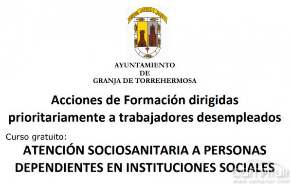Curso dirigido prioritariamente a trabajadores desempleados en Granja de Torrehermosa  
