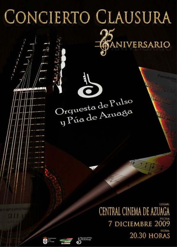 Concierto de Clausura Conmemoración Actos 25 Aniversario de la Orquesta de Pulso y Púa de Azuaga 