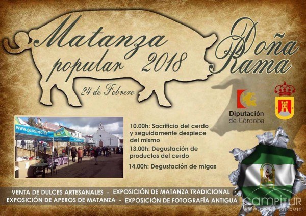 Matanza Popular 2018 en Doña Rama 