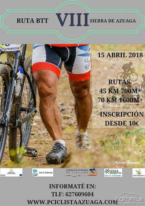 La Ruta BTT VII Sierra de Azuaga ya tiene fecha