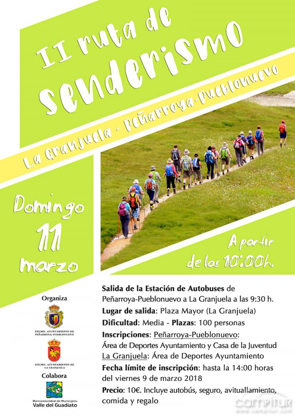 II Ruta de Senderimo La Granjuela - Peñarroya-Pueblonuevo