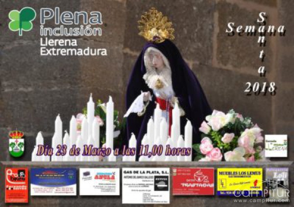 Plena Inclusión Llerena vuelve a sacar su Semana Santa a la calle 
