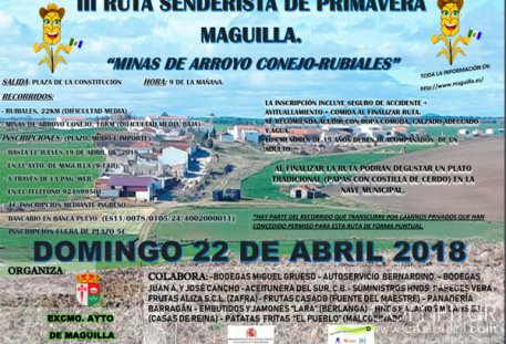 III Ruta Senderista de Primavera en Maguilla