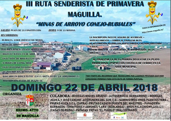 III Ruta Senderista de Primavera en Maguilla