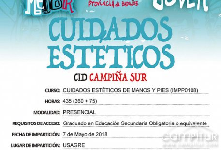 Curso “Cuidados Estéticos de Manos y Pies” en Usagre 