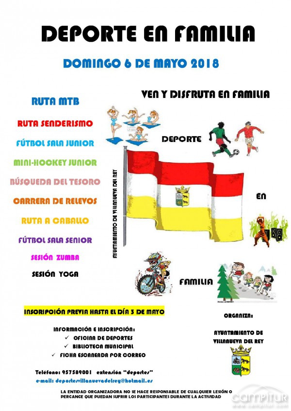 Deporte en Familia 2018 en Villanueva del Rey 