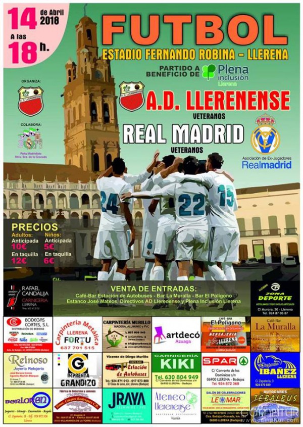 Los veteranos del Real Madrid anuncian su equipo para Llerena 