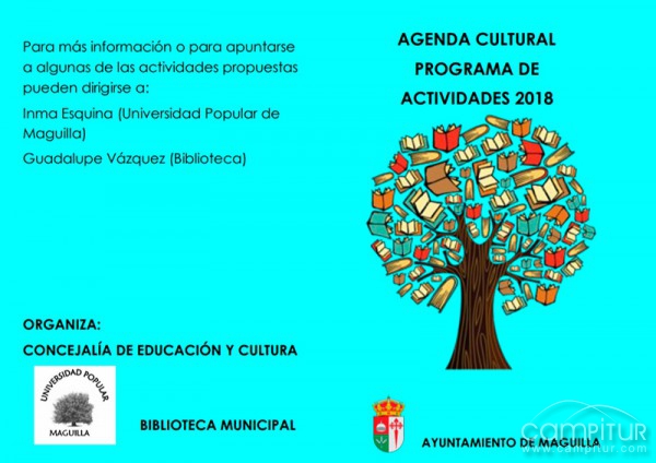 Agenda Cultural para el año 2018 de Maguilla 