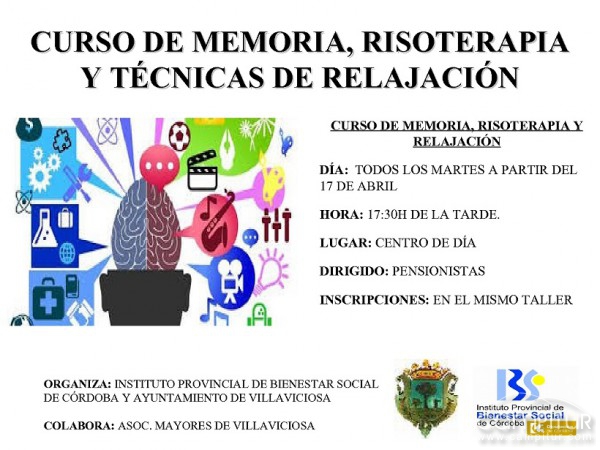 Curso de Memoria, Risoterapia y Técnicas de Relajación 