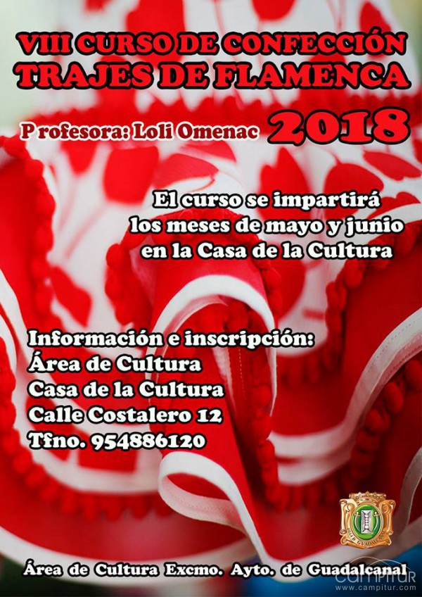 VIII Curso de Confección Trajes de Flamenca en Guadalcanal 