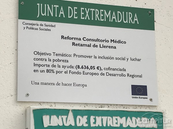 Reformado el Consultorio Médico de Retamal de Llerena 
