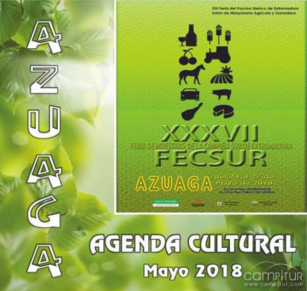 Agenda Cultural para el mes de Mayo en Azuaga 