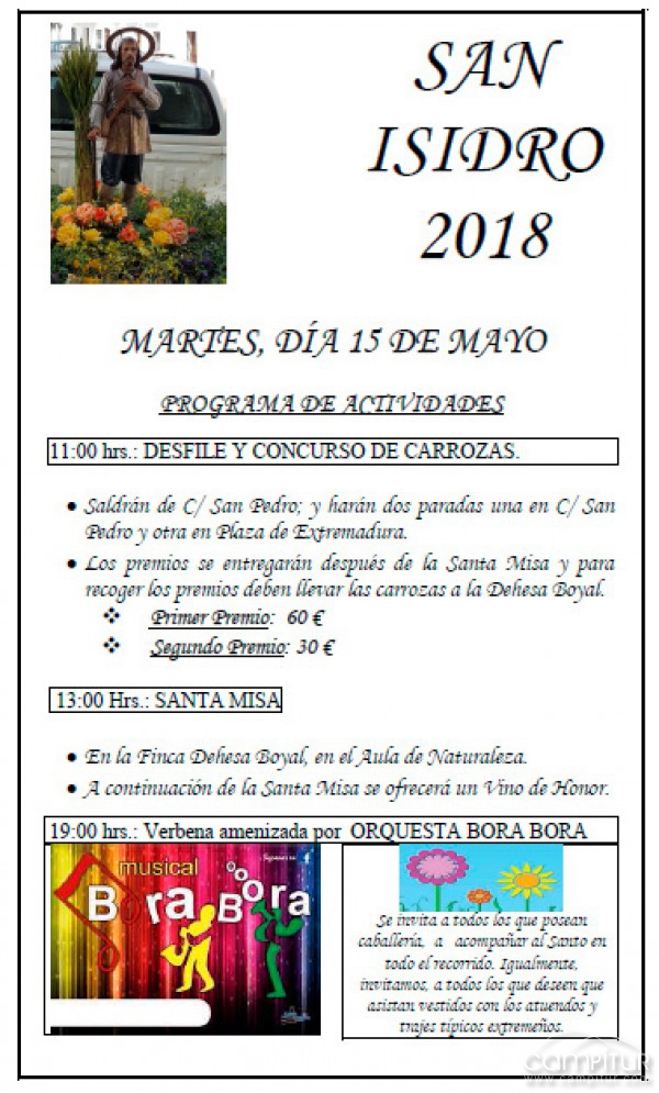 San Isidro 2018 en Retamal de Llerena 