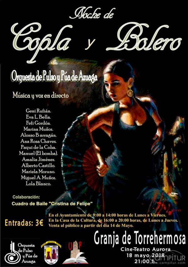 “Noche de Copla y Bolero” en Granja de Torrehermosa 