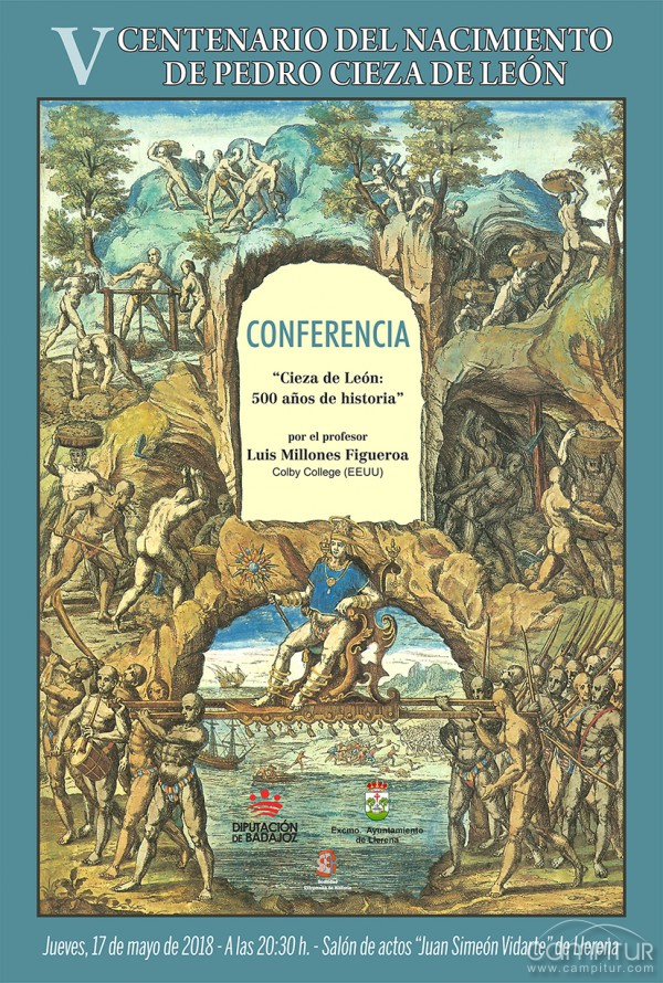 Conferencia “Cieza de León, 500 años de historia” en Llerena 