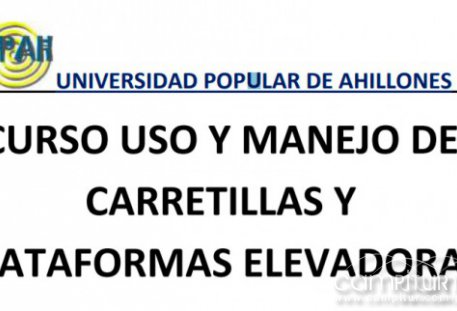 Curso de Uso y Manejo de Carretillas y Plataformas Elevadoras en Ahillones 