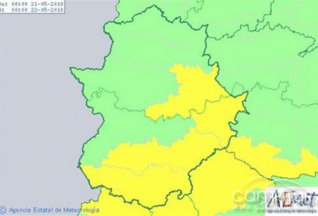  El Sur de Extremadura continúa este lunes en alerta amarilla 