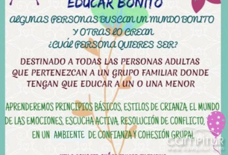 "Escuela Familiar: educar bonito" en Azuaga 