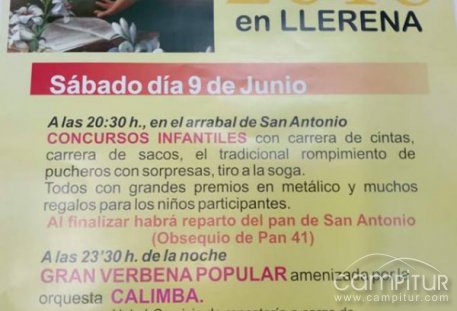 Llerena celebra su Gran Verbena en honor a San Antonio de Padua 