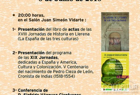 Presentación de las XIX Jornadas de Historia de Llerena