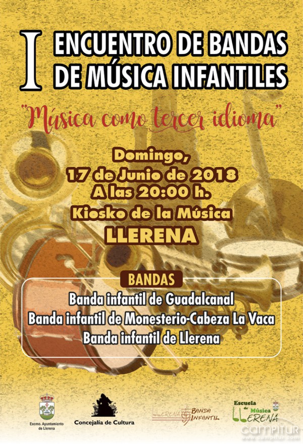 I Encuentro de Bandas de Música Infantiles en Llerena