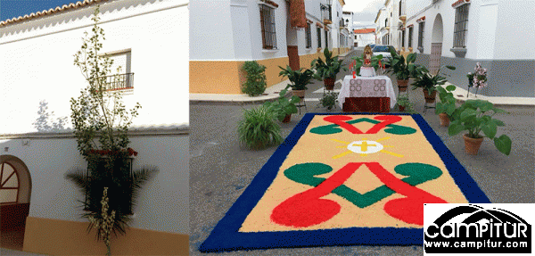 Lo religioso y lo popular se mezclan en el Corpus Christi de Valsequillo 