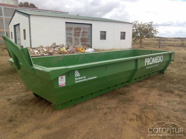 Servicio de recogida de residuos de construcción en Valverde de Llerena 