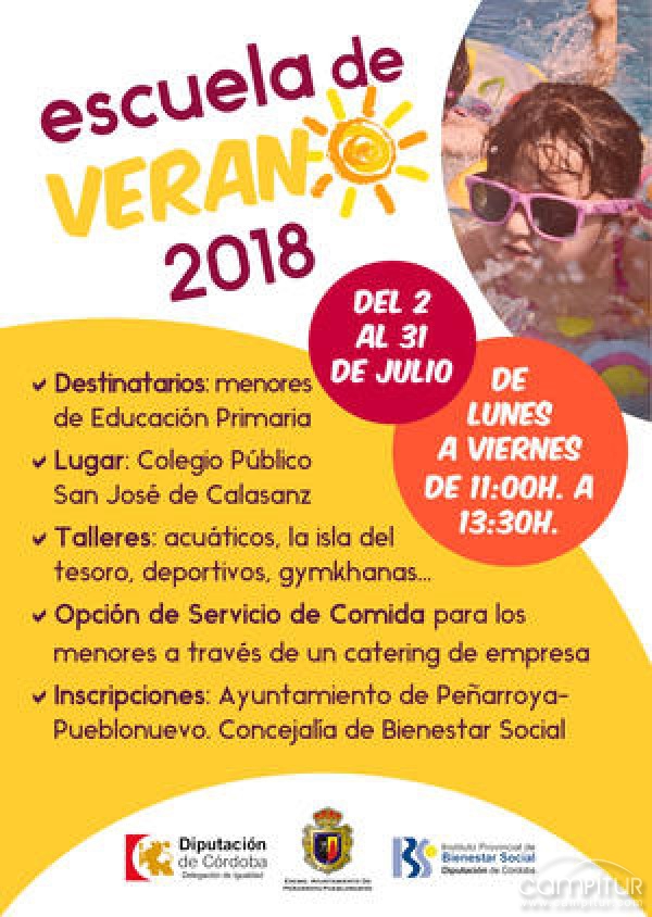 Escuela de Verano 2018 en Peñarroya-Pueblonuevo 