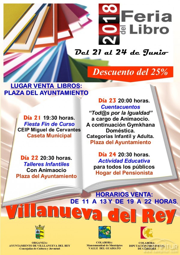 Feria del Libro 2018 en Villanueva del Rey 