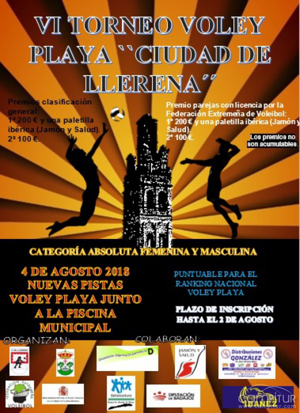 VI Torneo de Vóley Playa “Ciudad de Llerena” 