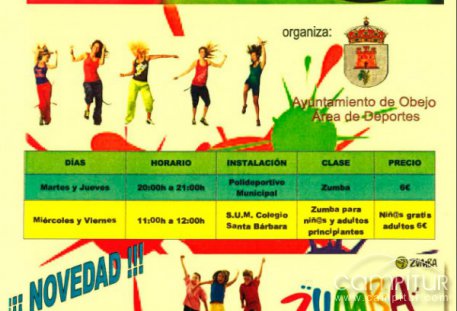 Clases de Zumba en Obejo 