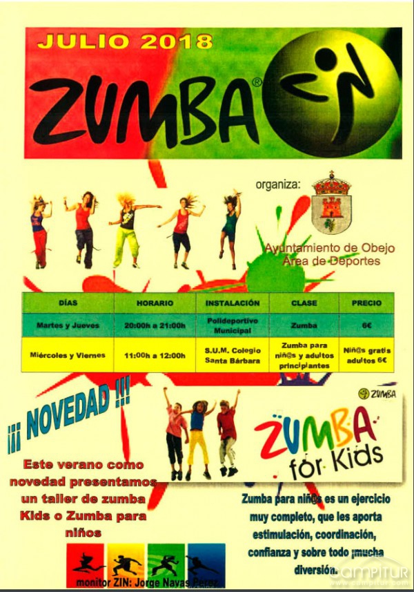 Clases de Zumba en Obejo 