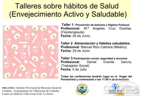 Talleres sobre hábitos de Salud (Envejecimiento Activo y Saludable)