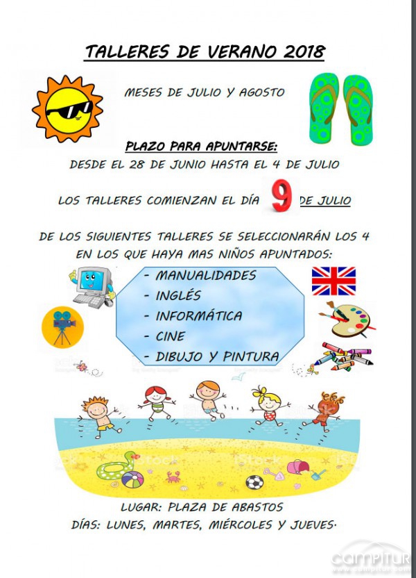 Talleres de Verano en Puebla del Maestre 