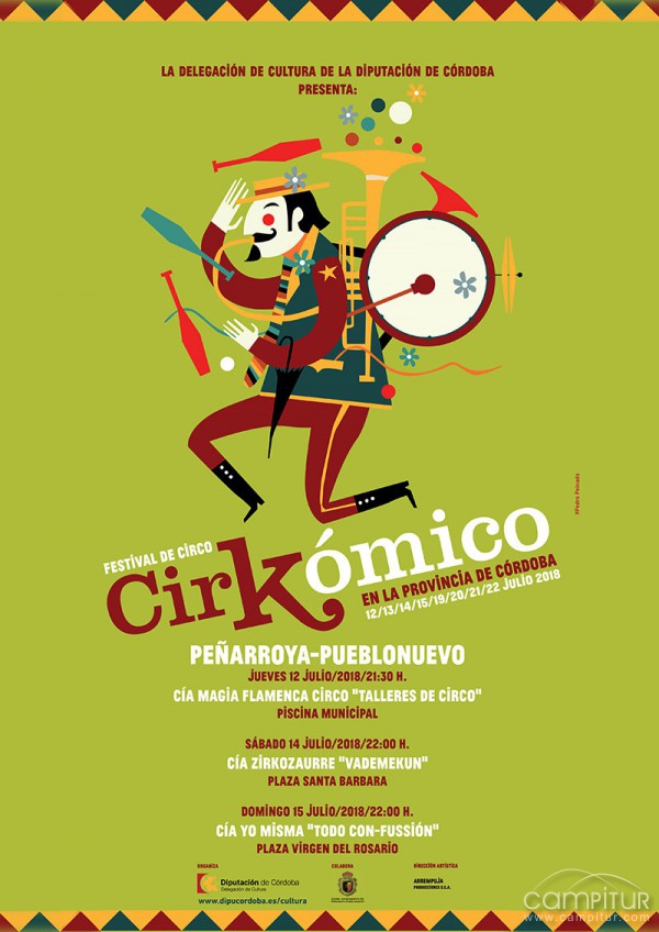 Festival de Circo “Cirkómico” en Peñarroya-Pueblonuevo 