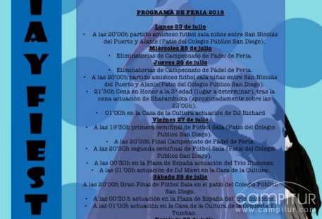 Feria y Fiestas 2018 de San Nicolás del Puerto 