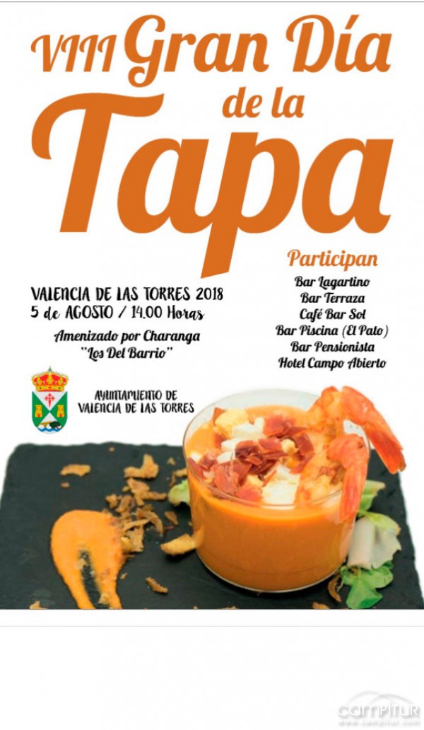 VIII Gran Día de la Tapa 2018 en Valencia de las Torres 