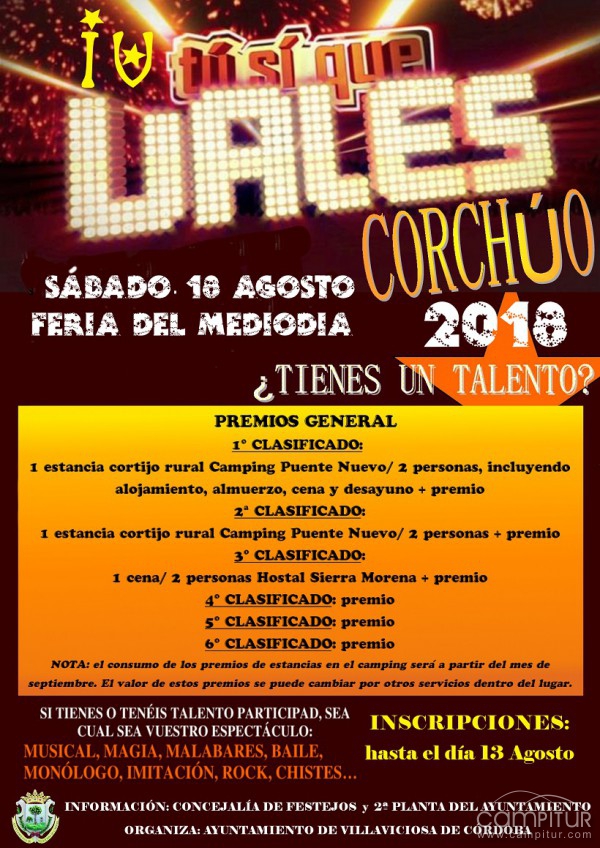 IV Tú Sí Que Vales Corchúo 2018 en Villaviciosa de Córdoba 