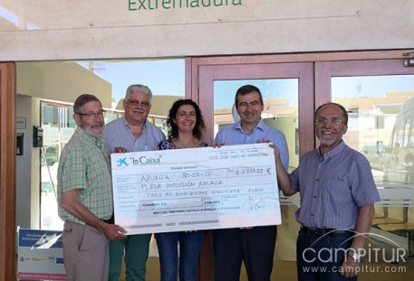 Plena Inclusión de Azuaga recibe 3.517 € de la Obra Social “la Caixa” 