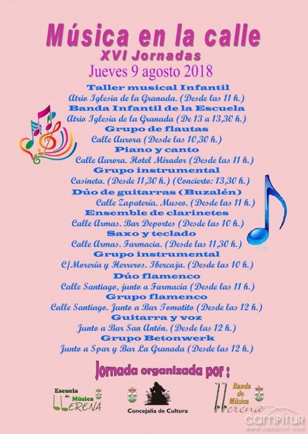 XVI Jornadas de Música en la Calle en Llerena 