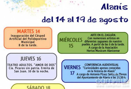 Semana Cultural en Alanís 