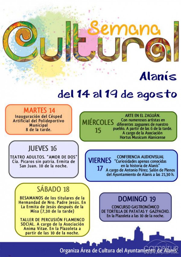 Semana Cultural en Alanís 