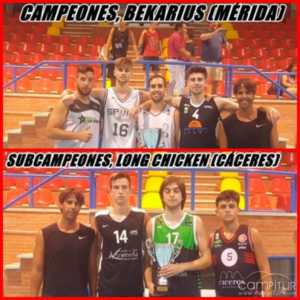 Celebrado con éxito el Torneo 3x3 de Baloncesto en Llerena 