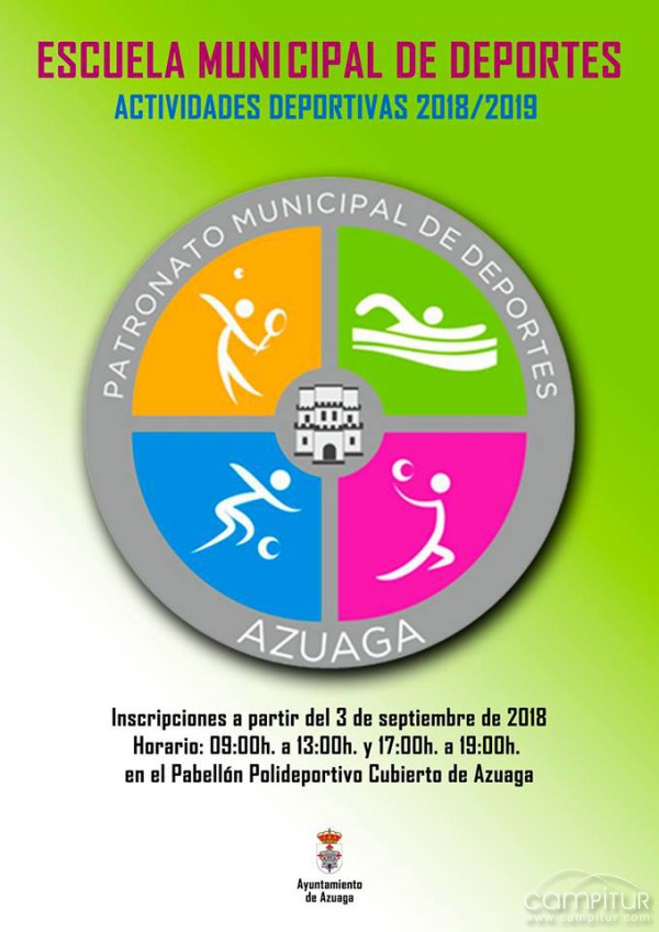 La Escuela Municipal de Deportes de Azuaga se prepara para comenzar la temporada 